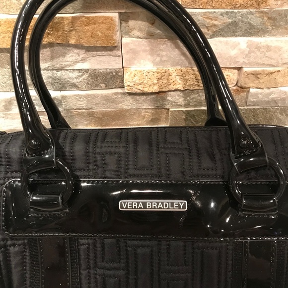 Vera Bradley Black Quilted Purse - Picture 9 of 13